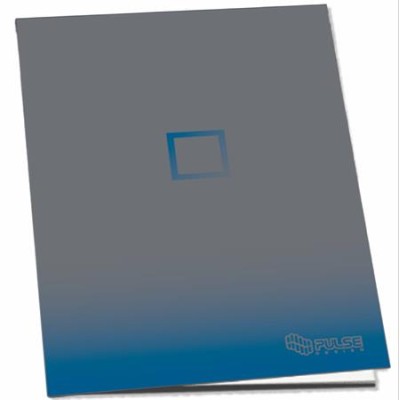 Füzet, tűzött, A5, kockás, 52 lap, PULSE "Dark Colours"