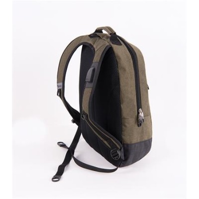 Hátizsák, notebook tartóval, PULSE "Bicolor Olive", zöld