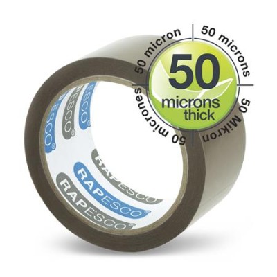 Csomagzáró gép, RAPESCO "Germ-Savvy® 960", barna csomagolószalaggal