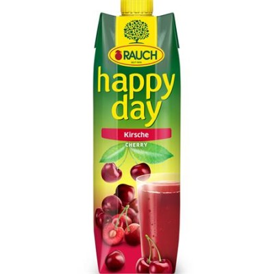 Gyümölcslé, 50%, 1 l, RAUCH "Happy day", amarena meggy