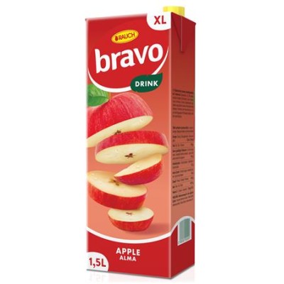 Gyümölcsital, 12%, 1,5 l, RAUCH "Bravo", alma