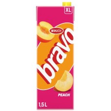 Gyümölcsital, 20%, 1,5 l, RAUCH "Bravo", őszibarack