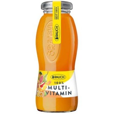Gyümölcslé, 100%, szénsavmentes, 0,2 l, RAUCH "Prémium", multivitamin
