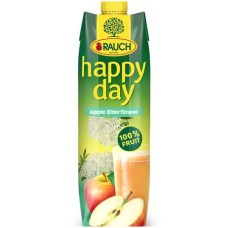 Gyümölcslé, 60%, 1 l, RAUCH "Happy day", alma-bodza