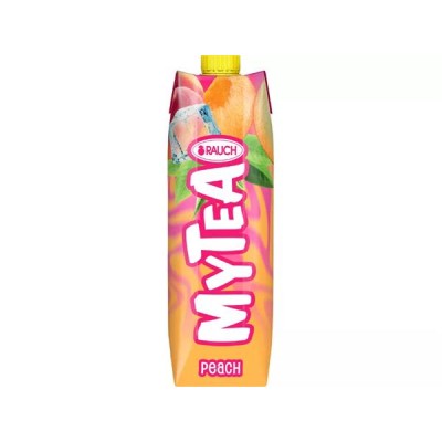 Üdítőital, szénsavmentes, 1 l, RAUCH "Mytea", őszibarack