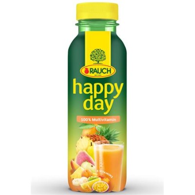 Gyümölcslé, 100%, 0,33 l, RAUCH "Happy day", Multivitamin