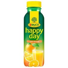 Gyümölcslé, 100%, 0,33 l, RAUCH "Happy day", narancs