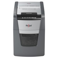 Iratmegsemmisítő, mikrokonfetti, 100 lap, REXEL "Optimum AutoFeed+ 100M"