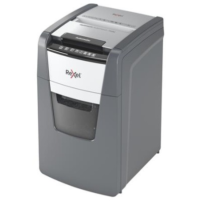 Iratmegsemmisítő, mikrokonfetti, 150 lap, REXEL "Optimum AutoFeed+ 150M"
