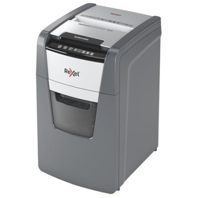 Iratmegsemmisítő, konfetti, 150 lap, REXEL, "Optimum AutoFeed+ 150X"