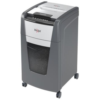 Iratmegsemmisítő, konfetti, 225 lap, REXEL, "Optimum AutoFeed+ 225X"