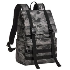 Notebook hátizsák, 15,6", rolltop, 15L, RIVACASE "7621 Sherwood", szürke-terepminta