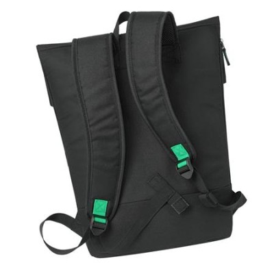 Notebook hátizsák, 15,6", rolltop, 15L, RIVACASE "Gremio ECO 5567", fekete