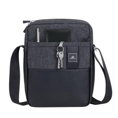 Oldaltáska, tablet 11", RIVACASE "Lantau 8811", szürke-fekete