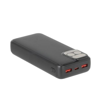 Hordozható akkumulátor, 20000mAh, QC/PD 20W, RIVACAE "VA2521"