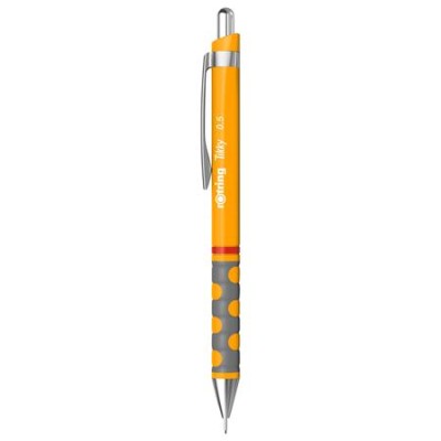 Nyomósirón, 0,5 mm, ROTRING "Tikky", narancssárga