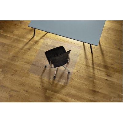 Székalátét, kemény felületre, PET, 110x120 cm, RS OFFICE "Duragrip Meta"