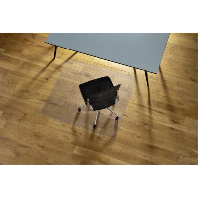 Székalátét, kemény felületre, PET, 130x120 cm, RS OFFICE "Duragrip Meta"