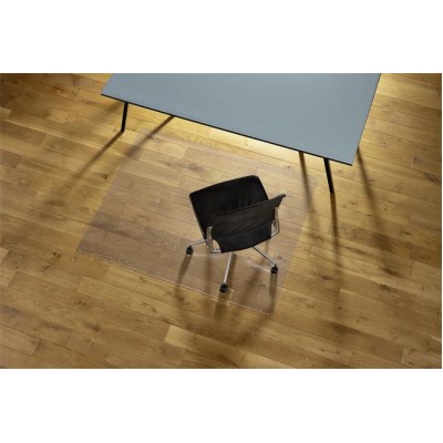 Székalátét, kemény felületre, PET, 150x120 cm, RS OFFICE "Duragrip Meta"