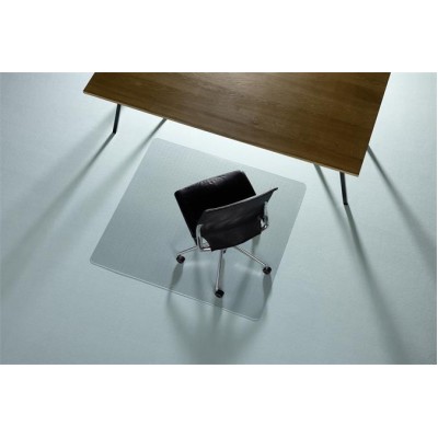 Székalátét, szőnyegre, PET, 130x120 cm, RS OFFICE "Duragrip Meta"