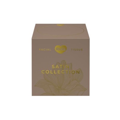 Kozmetikai kendő, 2 rétegű, 80 db, RUTA "Satin Collection"