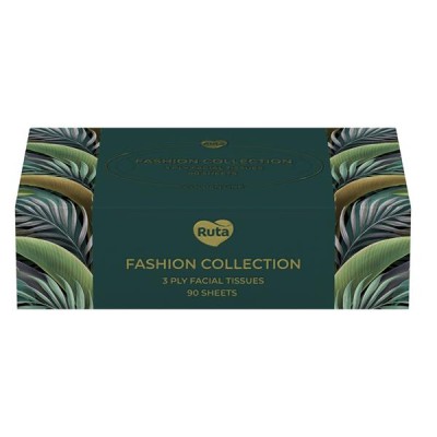Kozmetikai kendő, 3 rétegű, 90 db, RUTA "Fashion Collection"