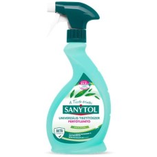 Általános tisztító- és fertőtlenítő spray, 500 ml, SANYTOL, eukaliptusz