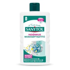Mosógép tisztítószer, 250 ml, SANYTOL "Minden egyben"