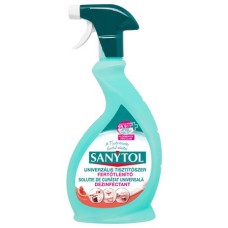 Általános tisztító- és fertőtlenítő spray, 500 ml, SANYTOL, grapefruit