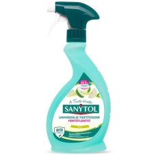 Általános tisztító- és fertőtlenítő spray, 500 ml, SANYTOL, alma