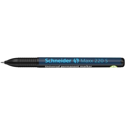 Alkoholos marker, OHP, 0,4 mm, SCHNEIDER "Maxx 220 S", fekete