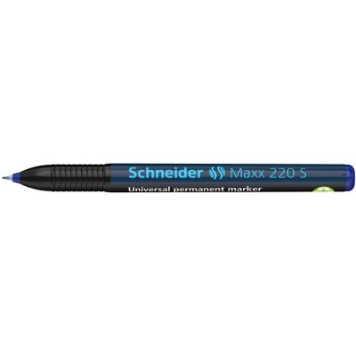 Alkoholos marker, OHP, 0,4 mm, SCHNEIDER "Maxx 220 S", kék