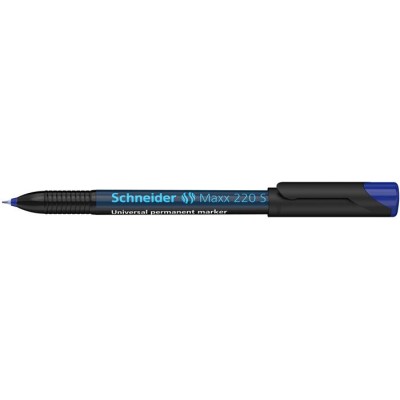 Alkoholos marker, OHP, 0,4 mm, SCHNEIDER "Maxx 220 S", kék