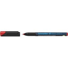 Alkoholos marker, OHP, 0,4 mm, SCHNEIDER "Maxx 220 S", piros