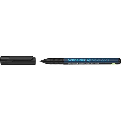 Alkoholos marker, OHP, 0,7 mm, SCHNEIDER "Maxx 222 F", fekete