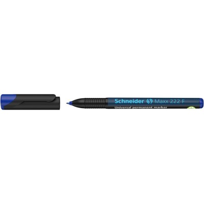 Alkoholos marker, OHP, 0,7 mm, SCHNEIDER "Maxx 222 F", kék