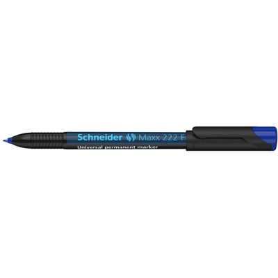Alkoholos marker, OHP, 0,7 mm, SCHNEIDER "Maxx 222 F", kék