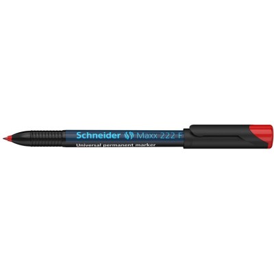 Alkoholos marker, OHP, 0,7 mm, SCHNEIDER "Maxx 222 F", piros