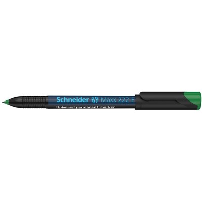Alkoholos marker, OHP, 0,7 mm, SCHNEIDER "Maxx 222 F", zöld