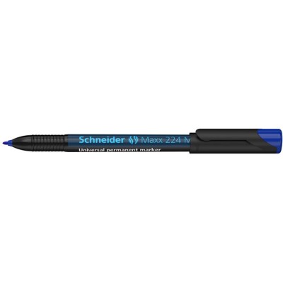 Alkoholos marker, OHP, 1 mm, SCHNEIDER "Maxx 224 M", kék