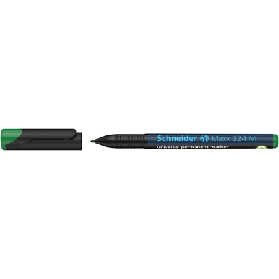 Alkoholos marker, OHP, 1 mm, SCHNEIDER "Maxx 224 M", zöld