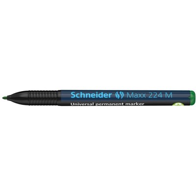 Alkoholos marker, OHP, 1 mm, SCHNEIDER "Maxx 224 M", zöld