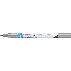 Dekormarker, akril, 2 mm, SCHNEIDER "Paint-It 310", ezüst