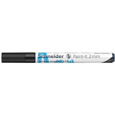 Dekormarker, akril, 2 mm, SCHNEIDER "Paint-It 310" , fekete