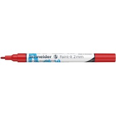 Dekormarker, akril, 2 mm, SCHNEIDER "Paint-It 310", piros
