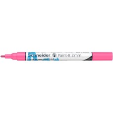 Dekormarker, akril, 2 mm, SCHNEIDER "Paint-It 310", rózsaszín