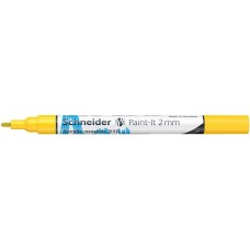 Dekormarker, akril, 2 mm, SCHNEIDER "Paint-It 310", sárga