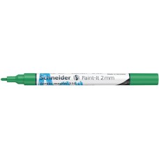 Dekormarker, akril, 2 mm, SCHNEIDER "Paint-It 310", zöld