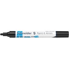 Dekormarker, akril, 4 mm, SCHNEIDER "Paint-It 320", fekete