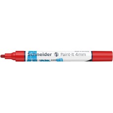 Dekormarker, akril, 4 mm, SCHNEIDER "Paint-It 320", piros
